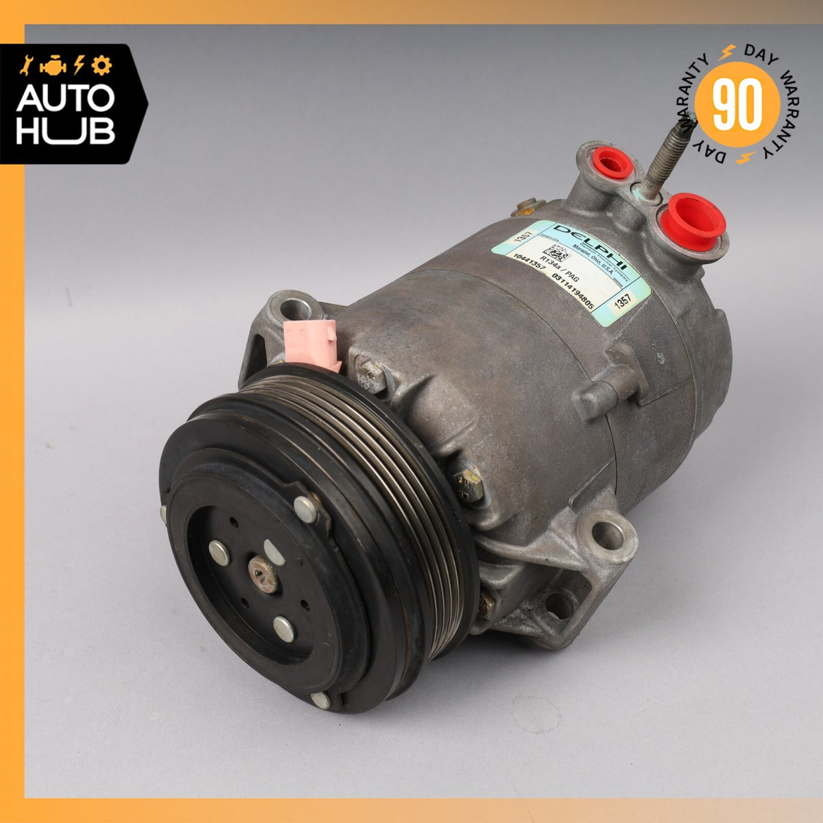 04-09 Cadillac XLR A/C Air Conditioning Compressor 10441357 OEM 81k - photo 2