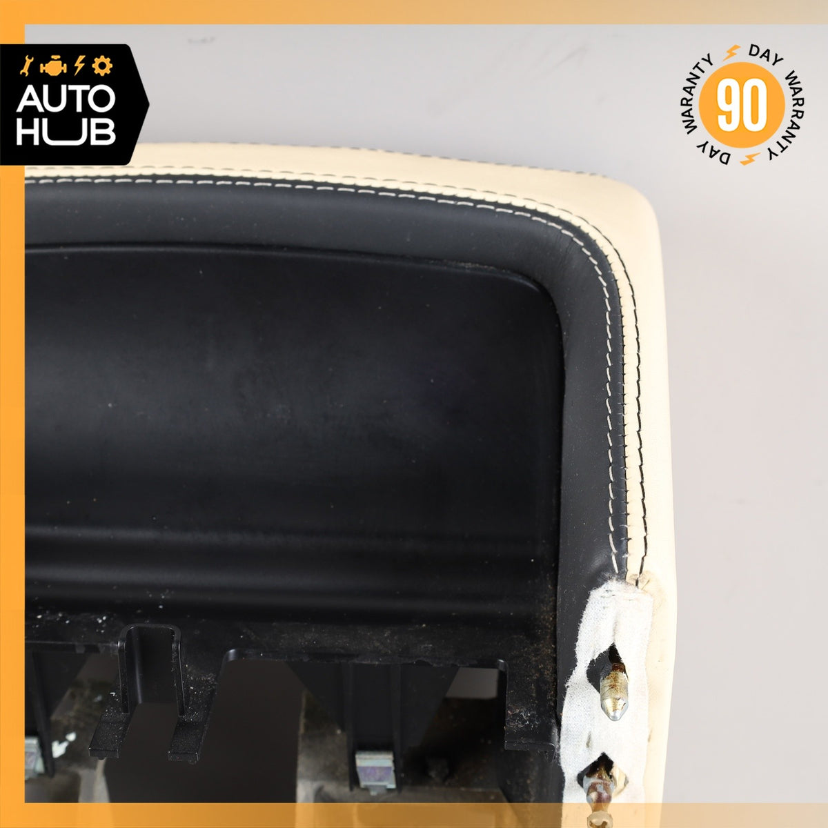 07-11 Bentley Continental GTC Rear Center Console Trim Bezel Beige OEM - photo 11