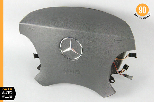 00-06 Mercedes W220 S350 S500 CL500 Steering Wheel Air Bag Airbag Black OEM - photo 1