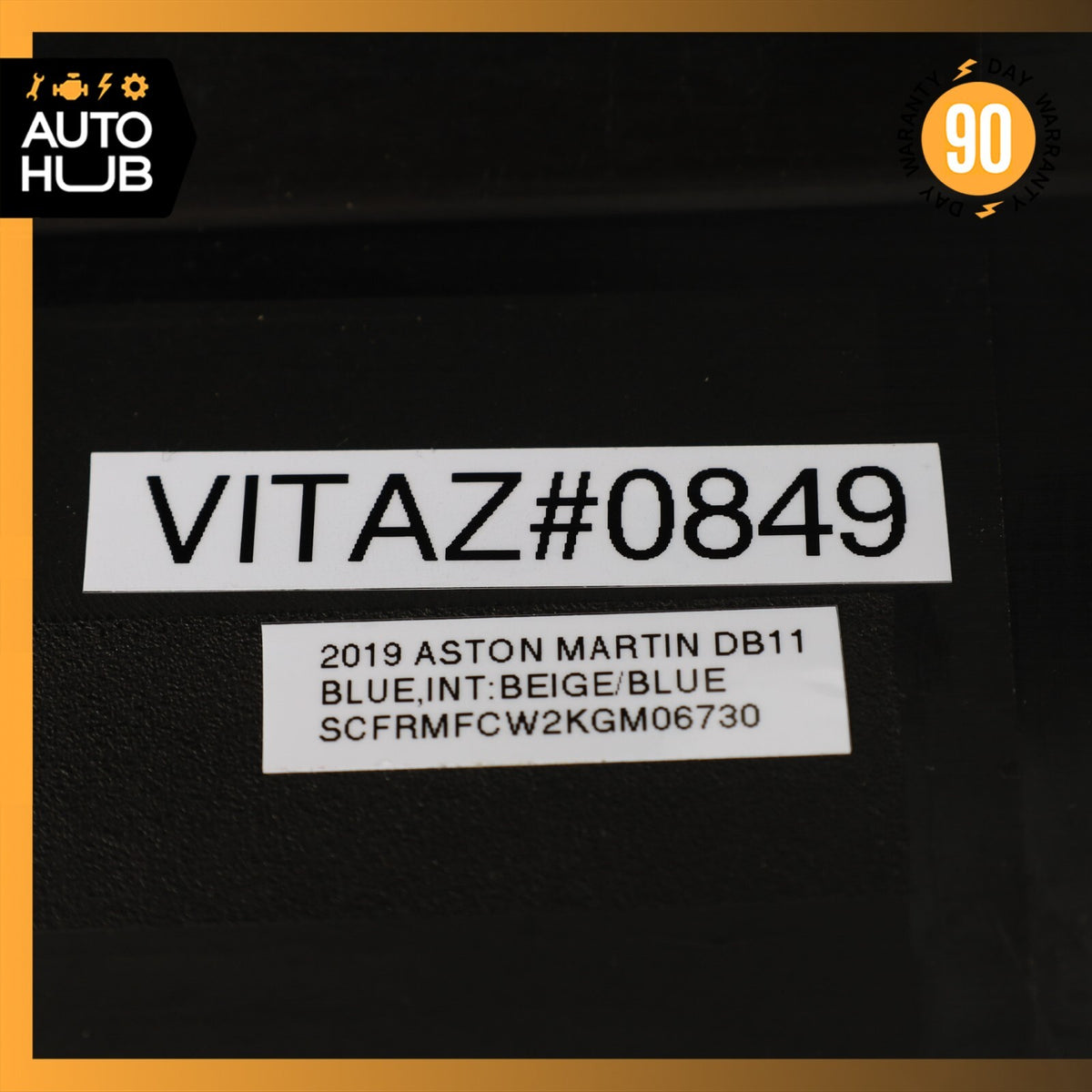 Aston Martin DB11 4.0L V8 M177 Engine Bay Cover Panel Left Side OEM 7k - photo 14
