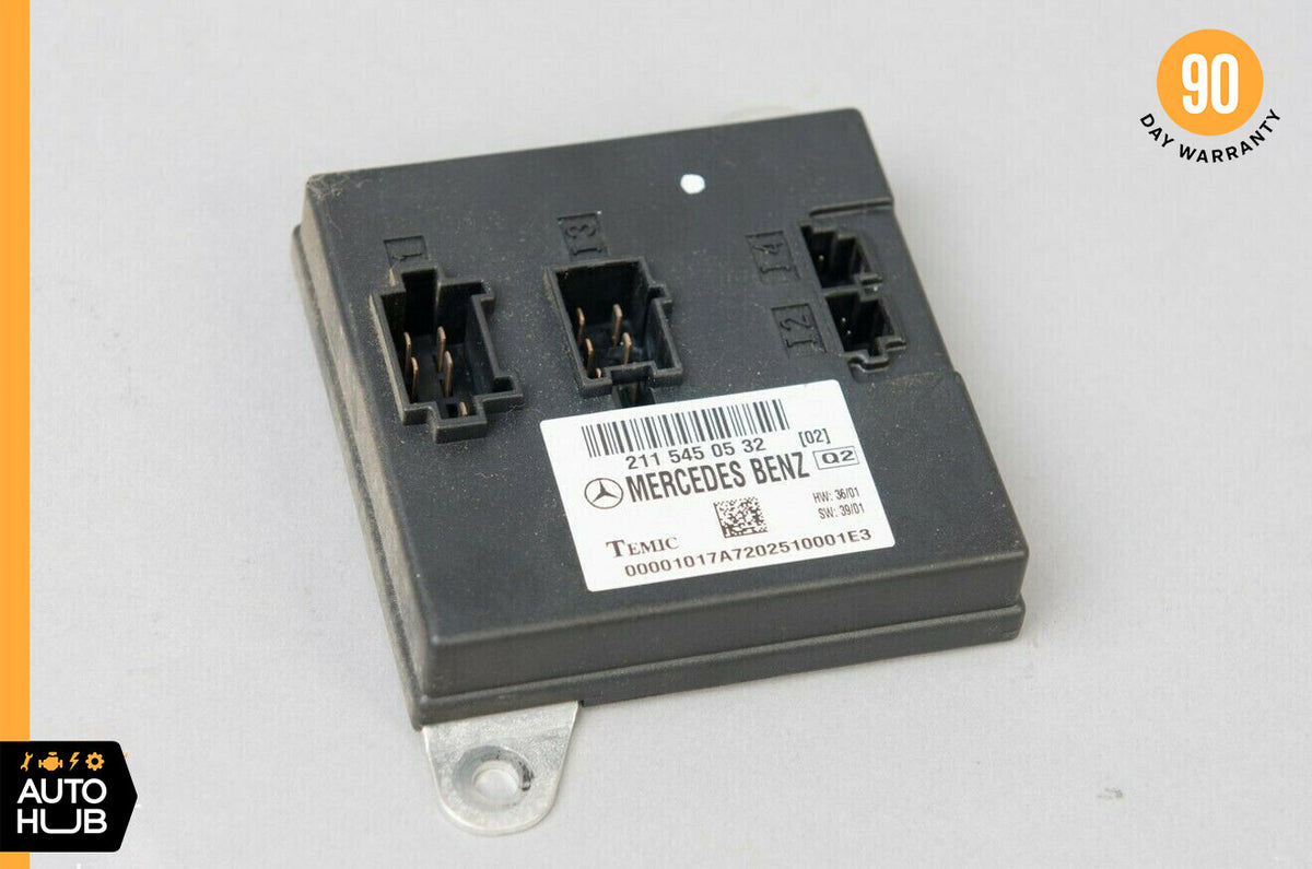 03-11 Mercedes W211 E350 E500 CLS500 Body Control Module Unit BCM BCU 2115450532 - photo 1