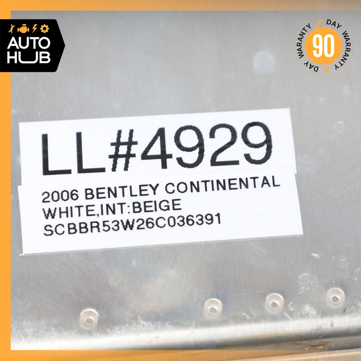 2006 Bentley Continental Flying Spur 6.0L W12 Engine Control Module ECU OEM 80k - photo 10