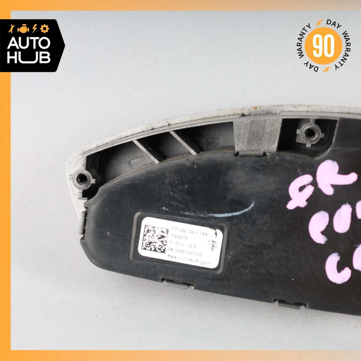 11-18 Porsche Cayenne 958 Hybrid S Front Right Side Seat Control Switch OEM - photo 12