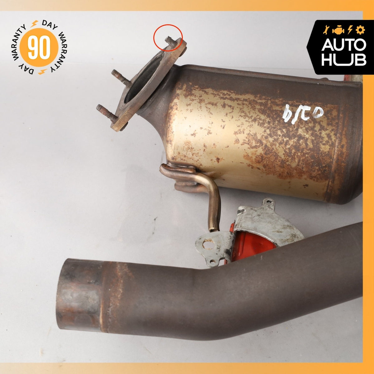 Porsche Cayenne 955 Turbo Rear Engine Exhaust Downpipe Left & Right Side Set OEM - photo 6