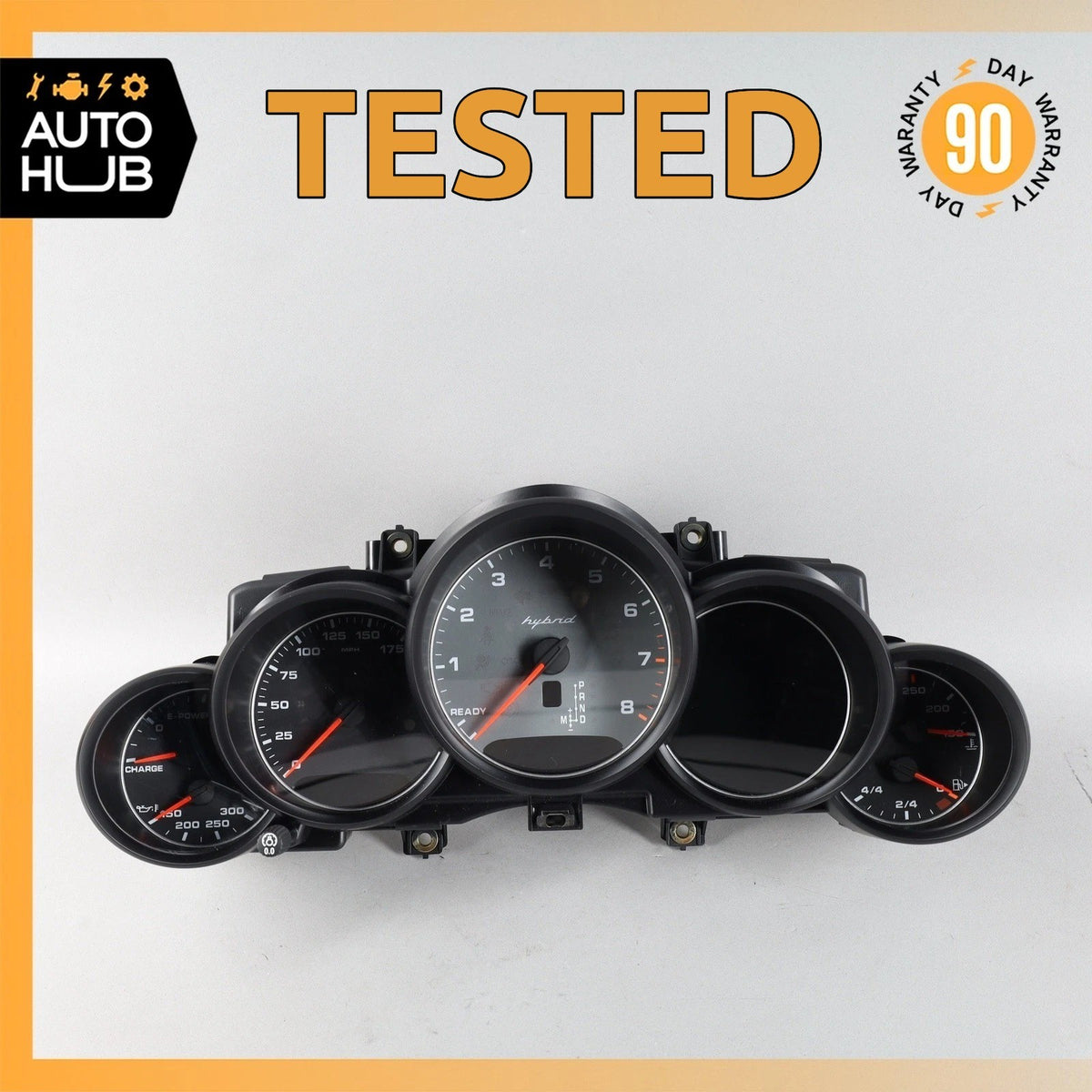 2014 Porsche Cayenne 958 Hybrid Instrument Speedometer Cluster OEM 125k - photo 1