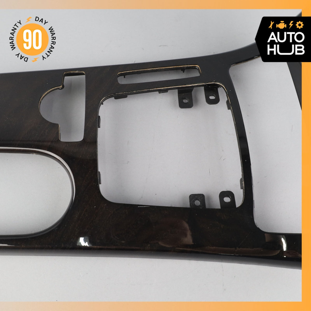 12-16 Mercedes R172 SLK250 Center Console Trim Bezel Black Ash Wood OEM 40k - photo 11