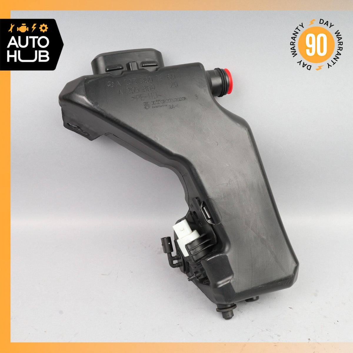 Mercedes W205 C300 Headlight Windshield Washer Bottle Tank OEM - photo 1