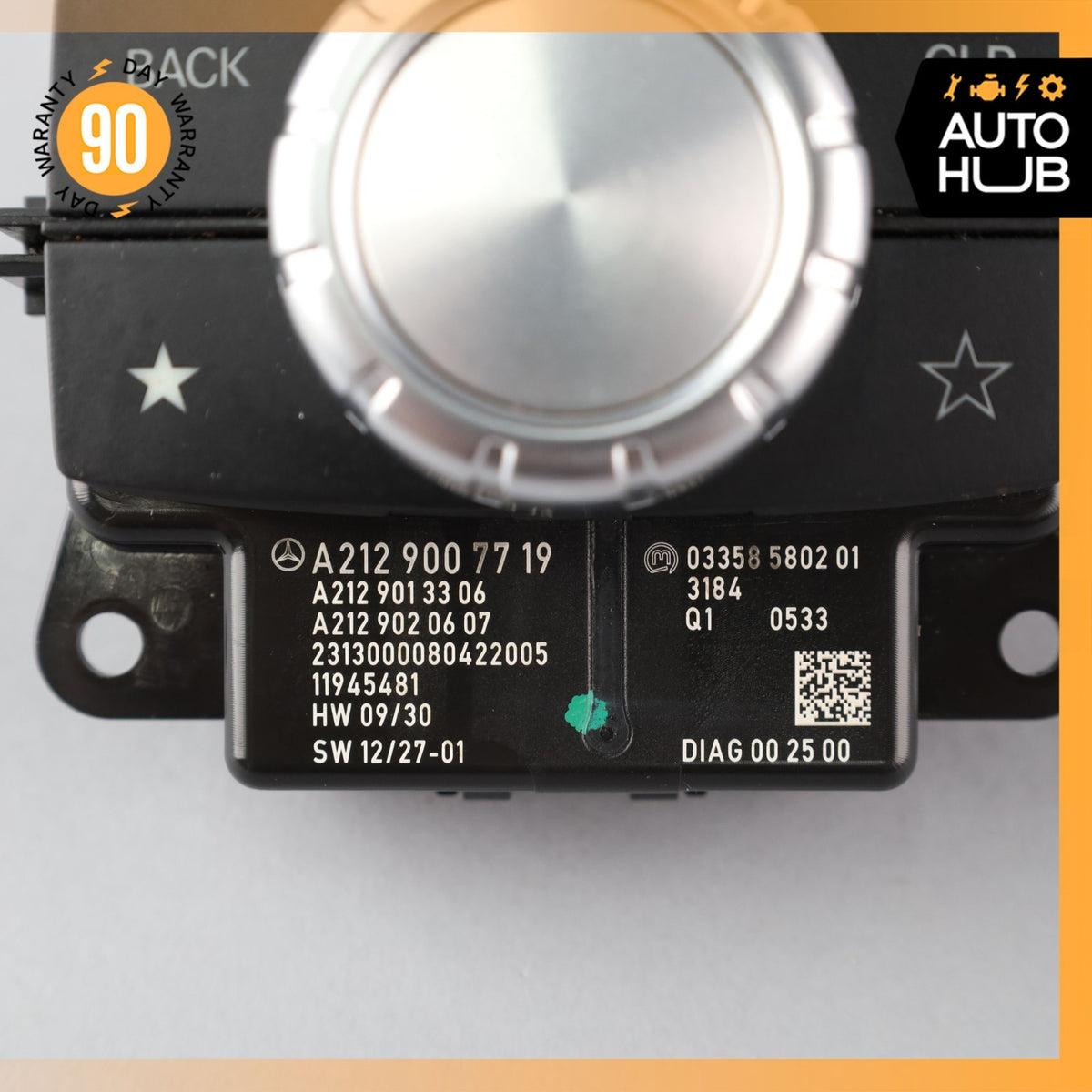 14-17 Mercedes W207 E350 E550 Console Head Unit Controller Knob Multi Switch OEM - photo 8