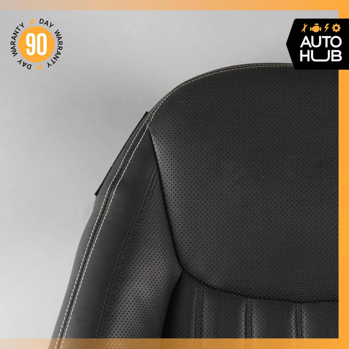 09-12 Mercedes R230 SL550 Top Upper Seat Cushion Right Side Nappa Black OEM 37k - photo 3