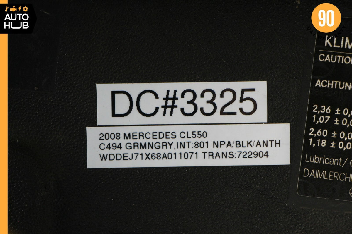 07-14 Mercedes W216 CL550 CL600 CL63 Upper Radiator Core Support 2166200072 OEM - photo 11