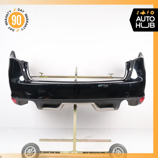 11-14 Porsche Cayenne 958 Rear Bumper Cover Assembly Black OEM - photo 1