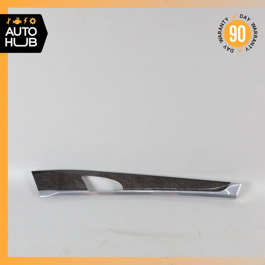 Porsche Panamera 970 4S Front Right Passenger Side Door Panel Molding Wood OEM - photo 1