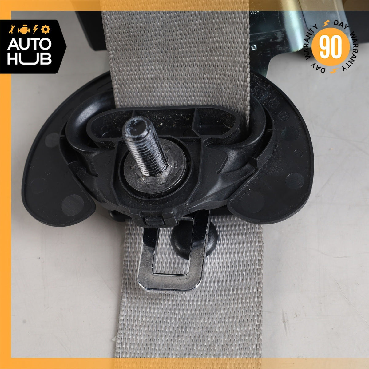 11-16 BMW F10 550i 528i 535i Front Right Seatbelt Seat Belt Gray 7241752 OEM - photo 5