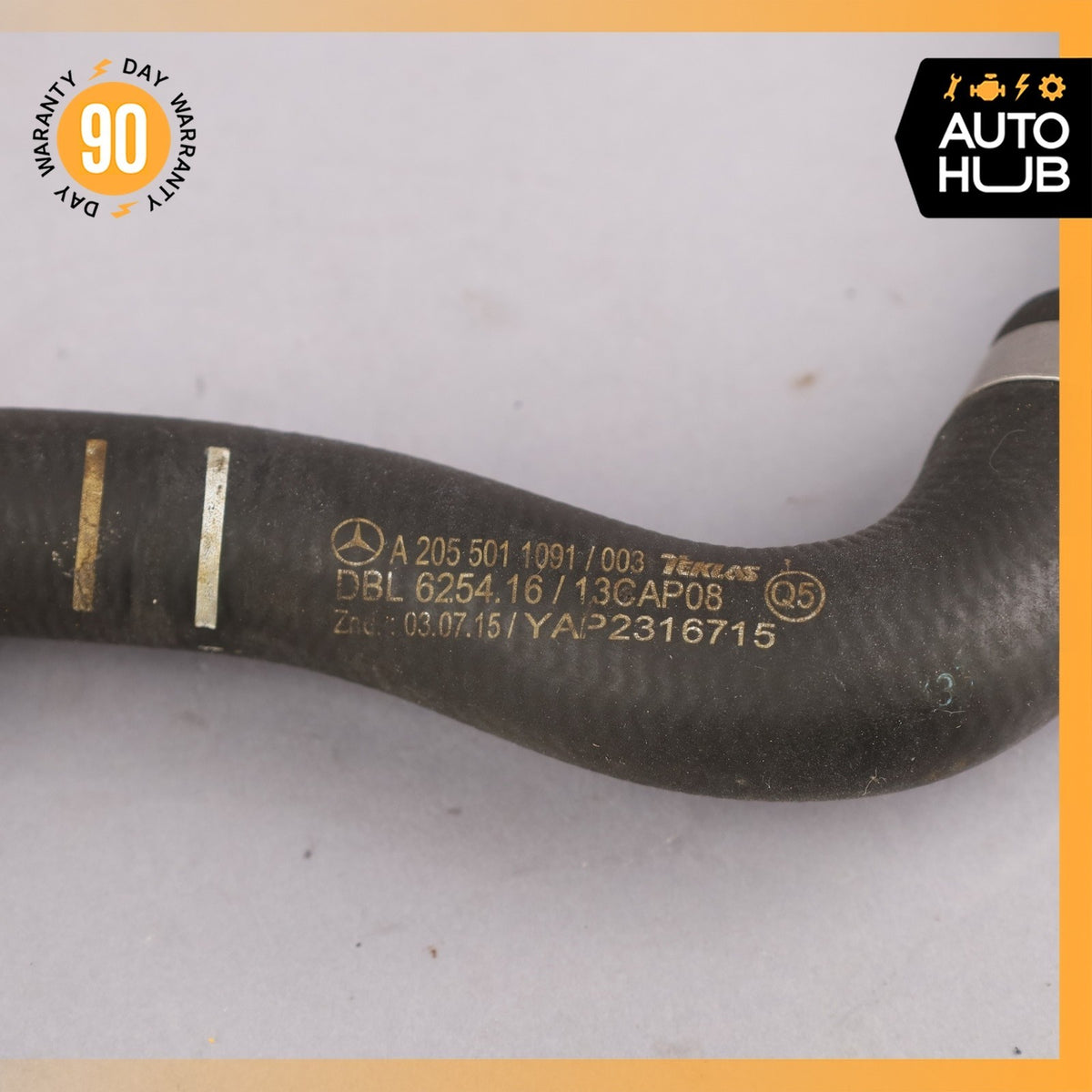 Mercedes W205 C43 AMG Engine Water Pump Cooling Hose Pipe 2055011091 OEM - photo 11