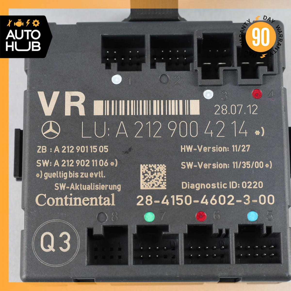 08-18 Mercedes W204 C250 SLK250 Front Right Side Door Control Module OEM - photo 7