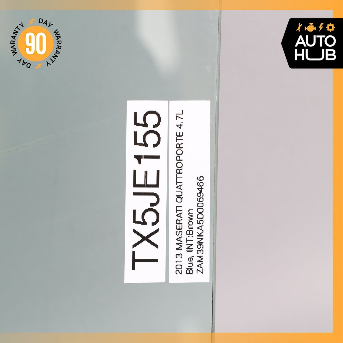 03-13 Maserati Quattroporte M139 Front Right Side Door Window Glass OEM 51k - photo 18