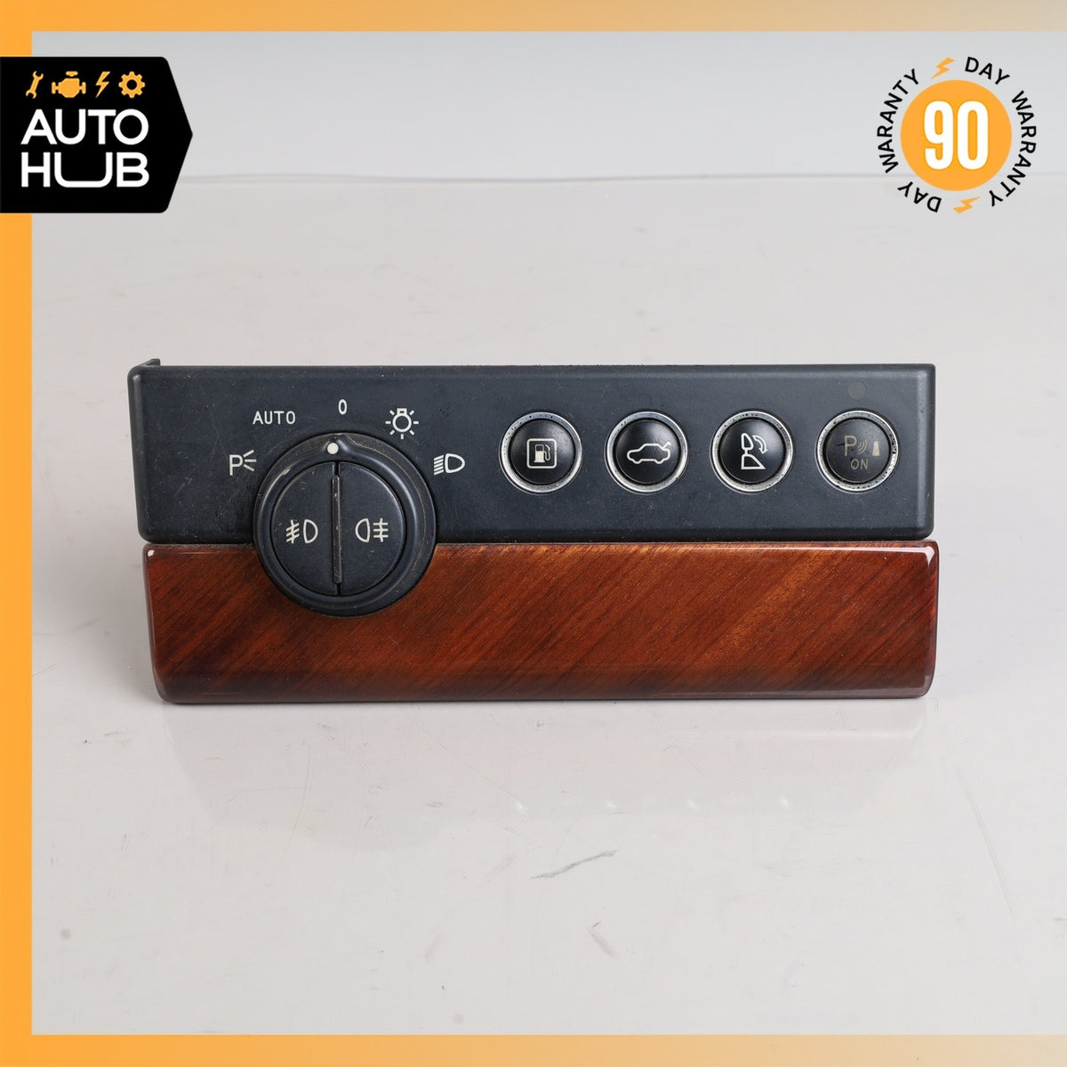 03-13 Maserati Quattroporte M139 Headlight Control Switch Module w/ Trim OEM 84k - photo 2