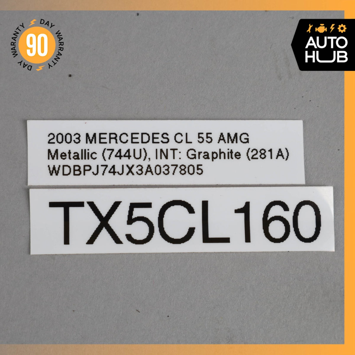 03-06 Mercedes W215 CL55 AMG CL500 Dashboard Control Switch Panel 2158209210 OEM - photo 14