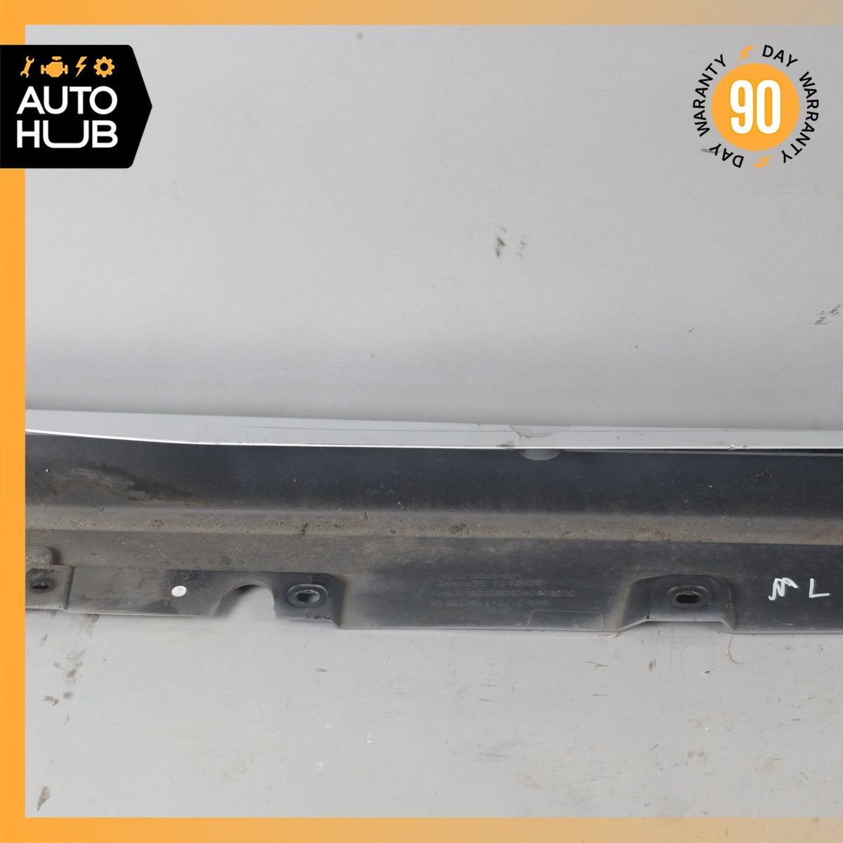 11-16 BMW F10 528i 550i Left Driver Side Rocker Panel Side Skirt Silver OEM - photo 17