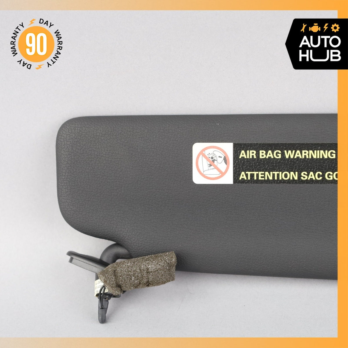 Audi B8 A5 S5 Convertible Left Side Sunvisor Sun Visor Black OEM - photo 3