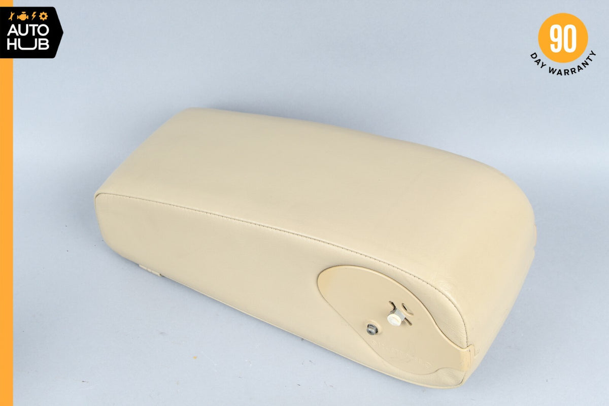 89-95 Mercede W124 300CE E320 Coupe Rear Folding Armrest Arm Rest Beige OEM - photo 11