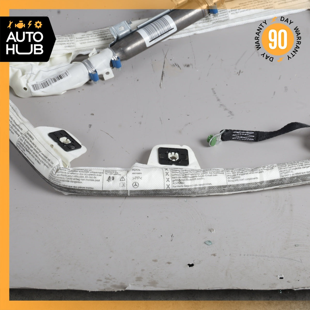 10-15 Mercedes X204 GLK350 Right Roof Curtain Airbag Air Bag 2048602402 OEM - photo 5