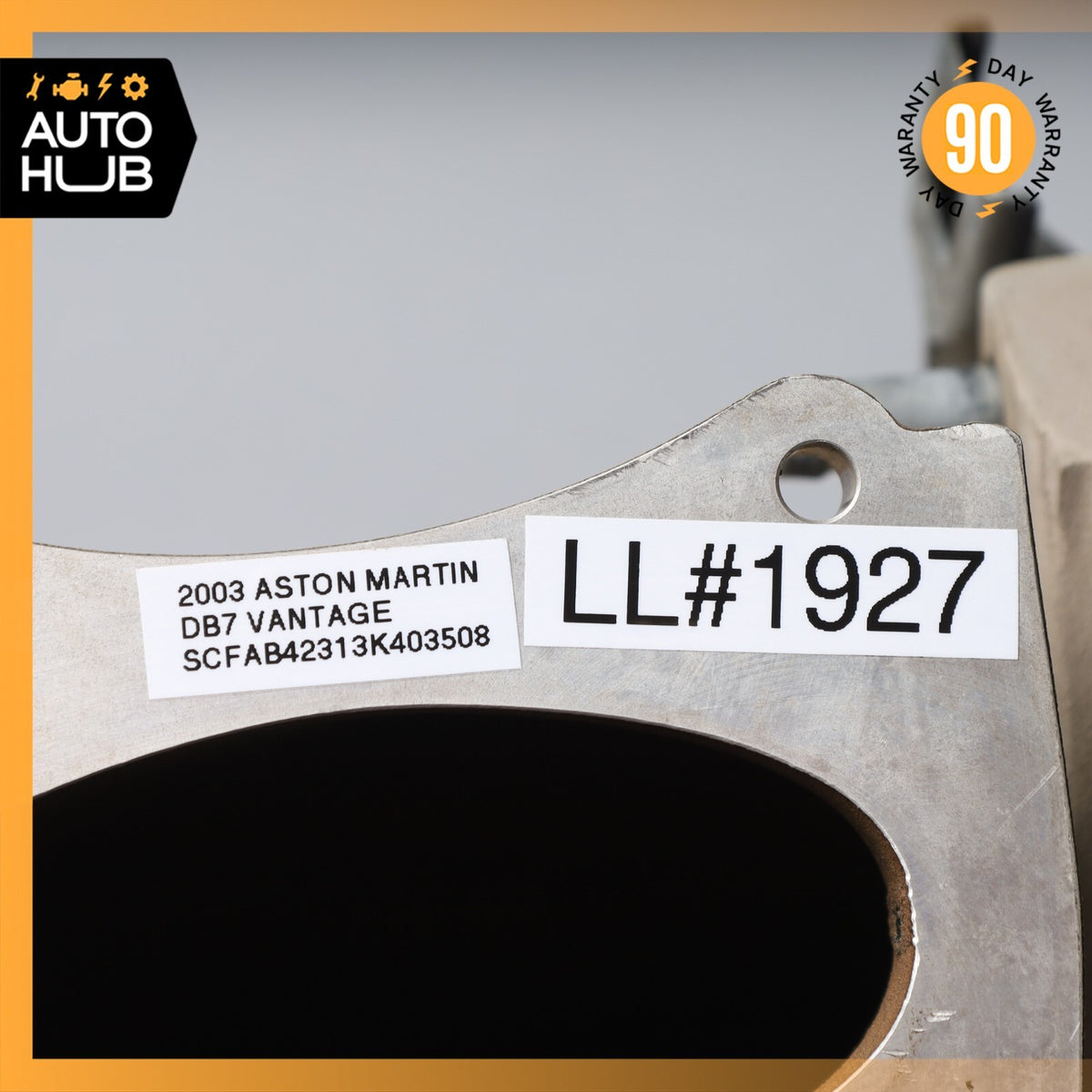 00-04 Aston Martin DB7 Vantage 5.9L Left Engine Throttle Body Adapter OEM 20k - photo 13