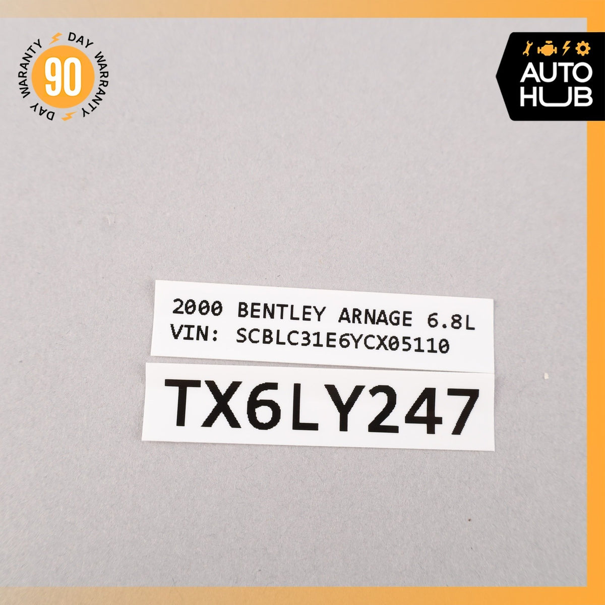 99-04 Bentley Arnage Dashboard Right Side Air Vent Trim Panel Wood OEM 30k - photo 12