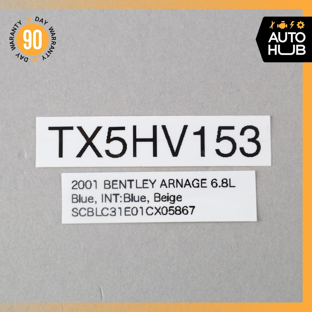 00-02 Bentley Arnage / RR Seraph Airbag Air Bag Sensor SRS Control Module OEM - photo 10