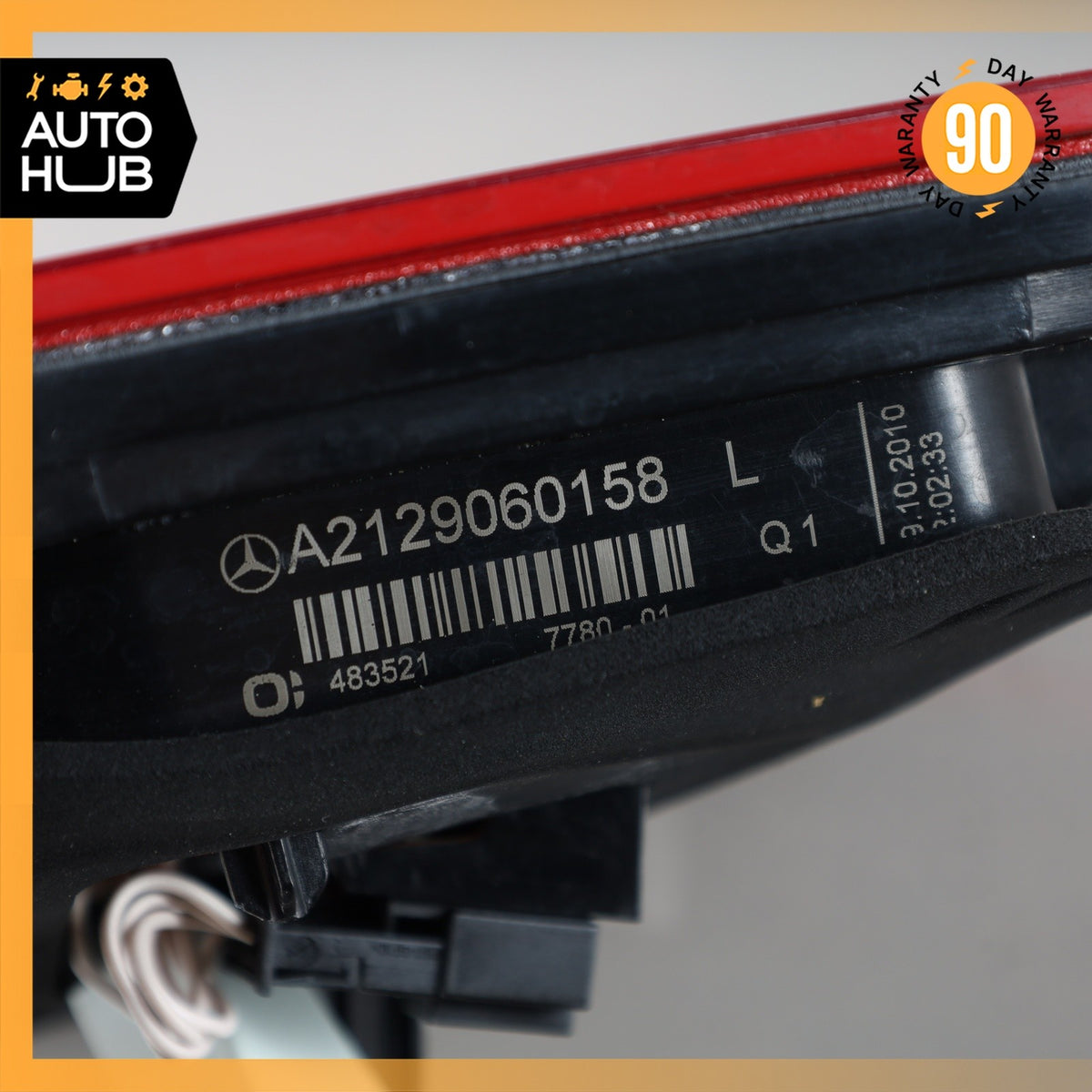 10-13 Mercedes W212 E350 E400 E550 Inner Tail Light Lamp Rear Left Side OEM 58k - photo 13