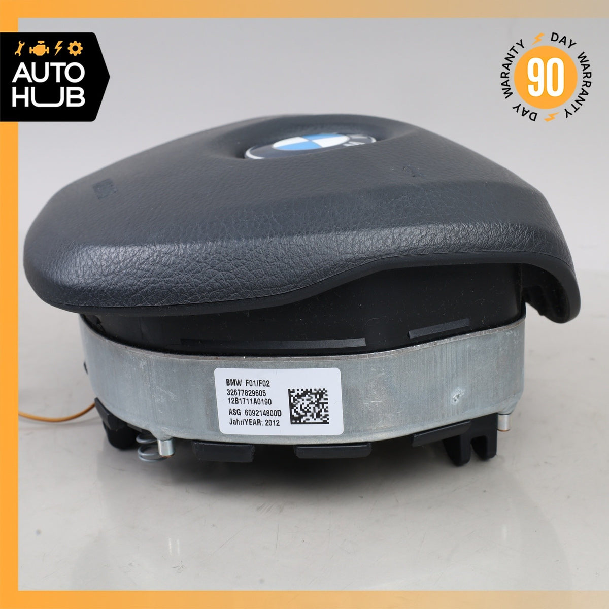 BMW F10 ActiveHybrid 5 650i 750i Steering Wheel Airbag Air Bag Black OEM - photo 9