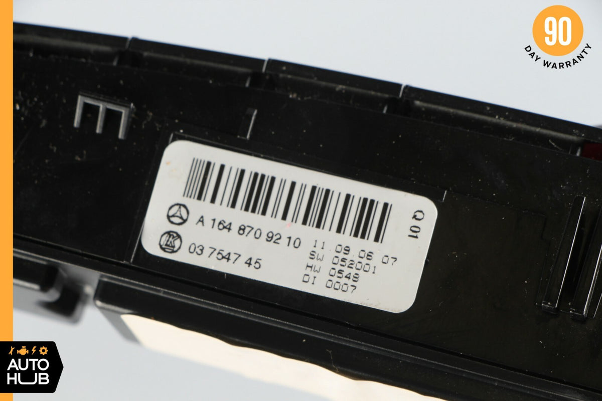 06-12 Mercedes X164 GL450 GL550 ML550 Hazard Control Switch Panel 1648709210 OEM - photo 11