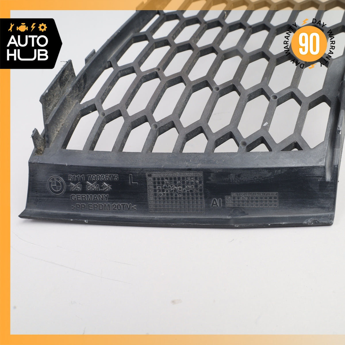 BMW F01 740i 750i Front Bumper Left Fog Light Grille Grill OEM - photo 16