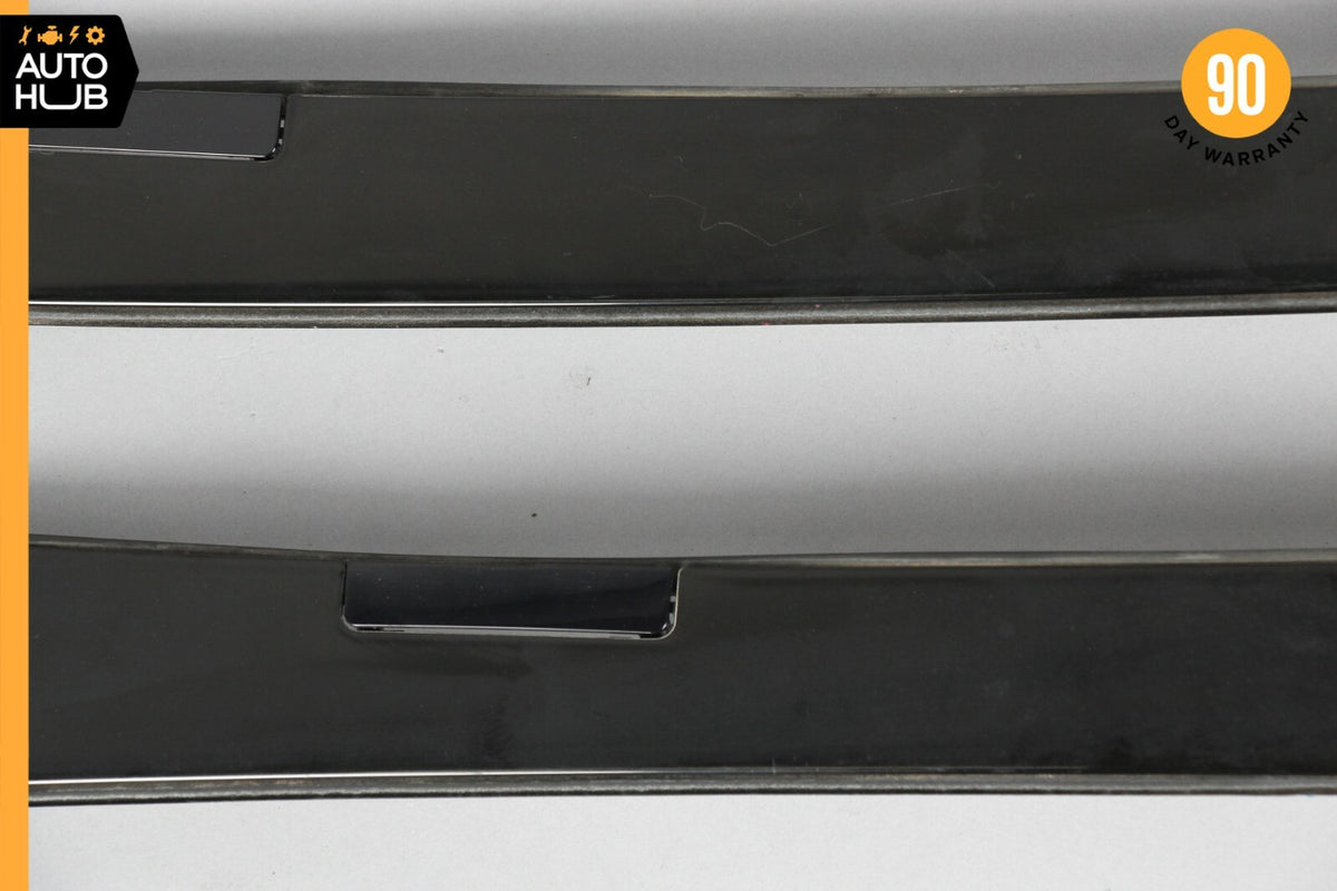 Mercedes W204 C300 C350 Exterior Roof Molding Inner Port Bag Cover Set of 2 OEM - photo 3