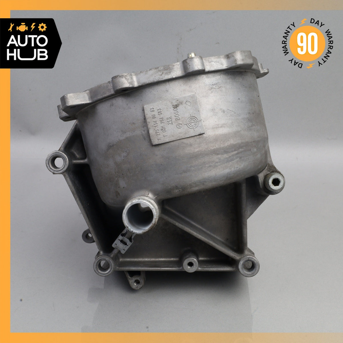 03-11 Mercedes W215 CL600 S65 Water Cooled Alternator Generator Mount Housing - photo 5