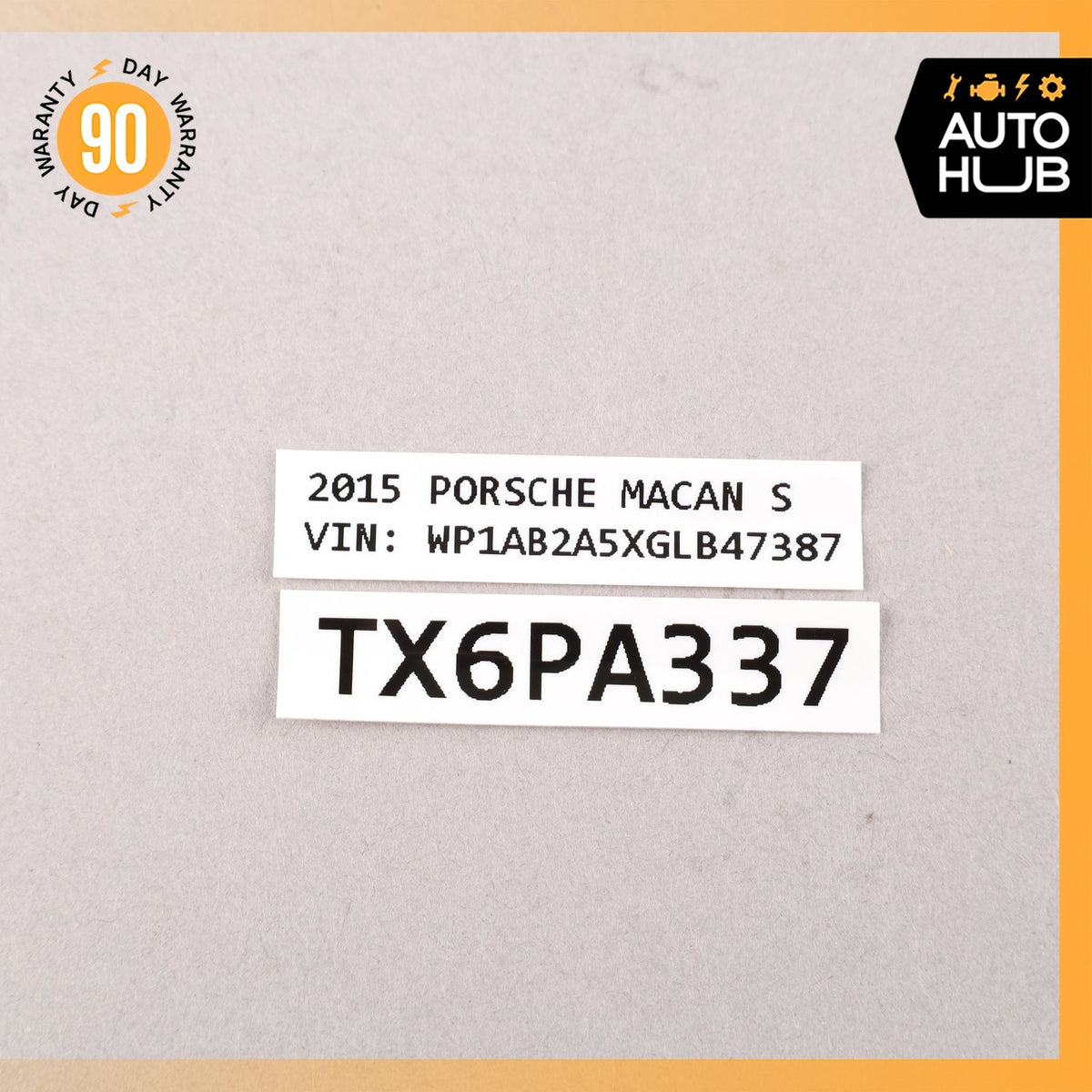 15-18 Porsche Macan 95B S Left Side Sun Visor Sunvisor Black 95B857551AS OEM 74k - photo 14