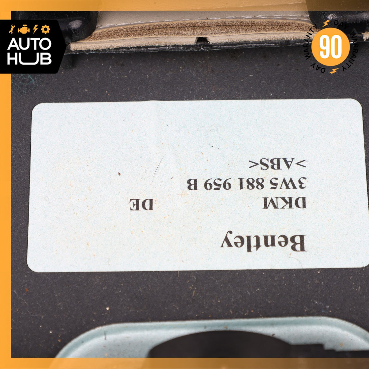 06-13 Bentley Continental Flying Spur Front Left Side Seat Back Panel OEM 80k - photo 14