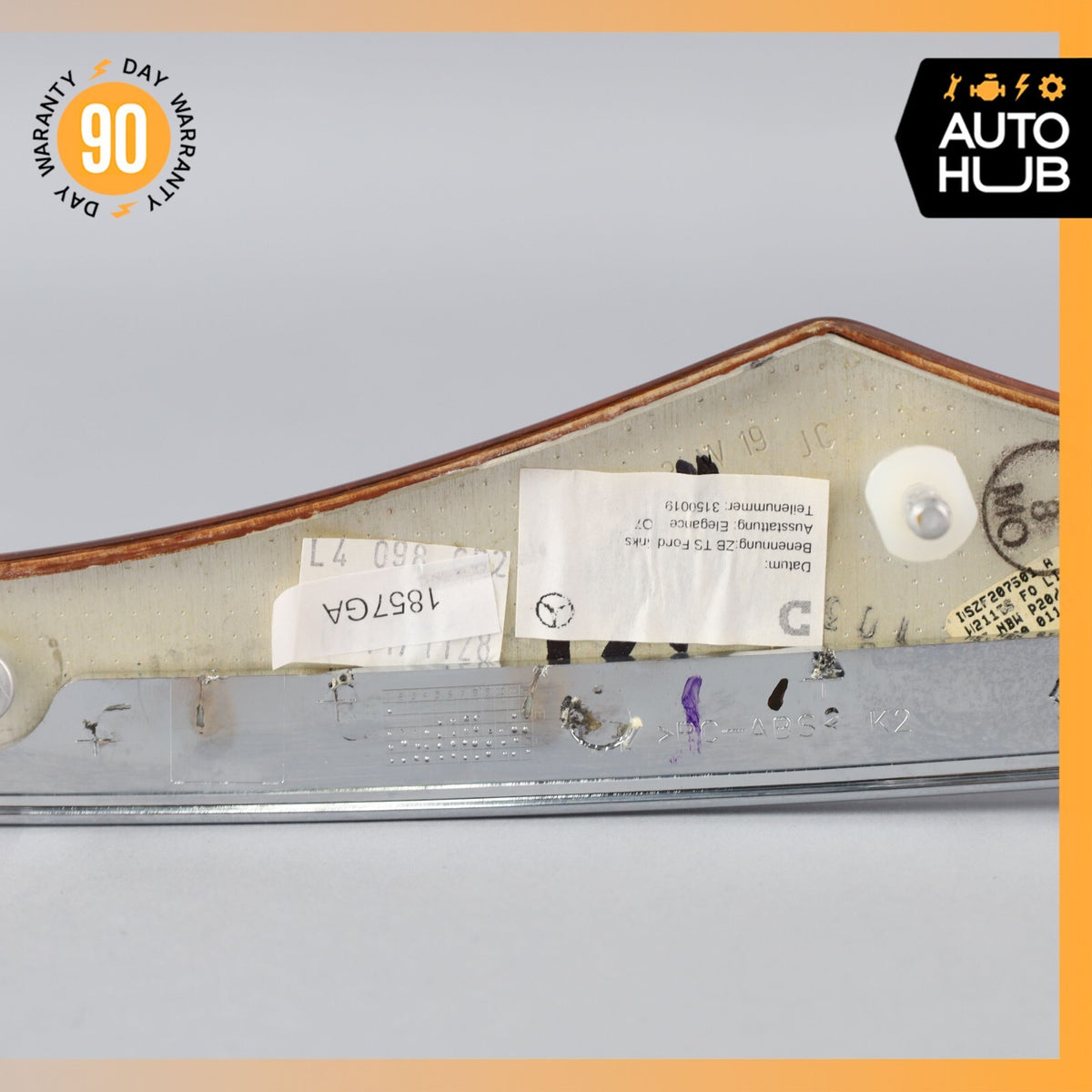 03-09 Mercedes W211 E350 E320 E550 Rear Left Driver Side Door Trim Wood OEM - photo 8