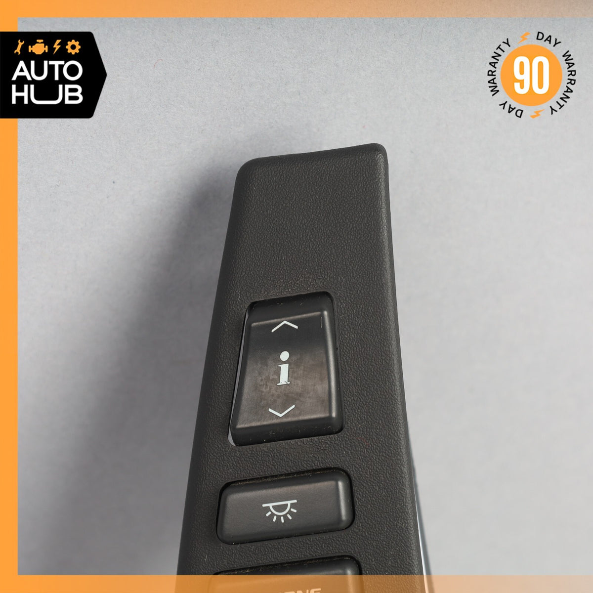 04-09 Cadillac XLR Information Display Switch & Push Start Button Black OEM - photo 2