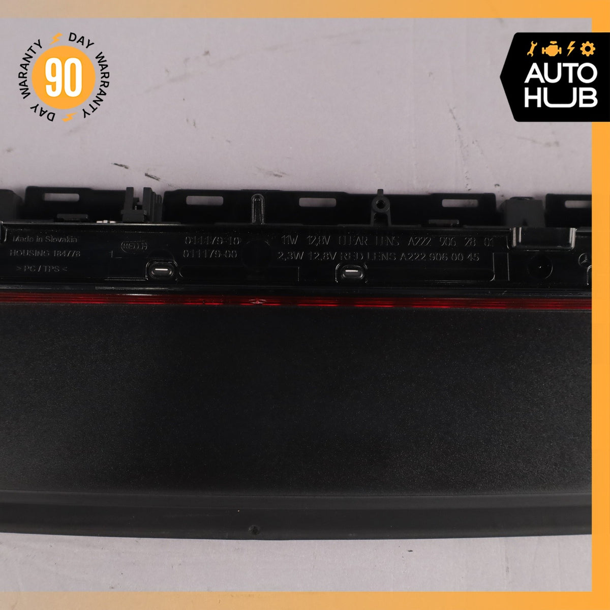 14-20 Mercedes W222 S550 S450 S63 AMG Rear 3RD Third Brake Stop Light OEM - photo 12