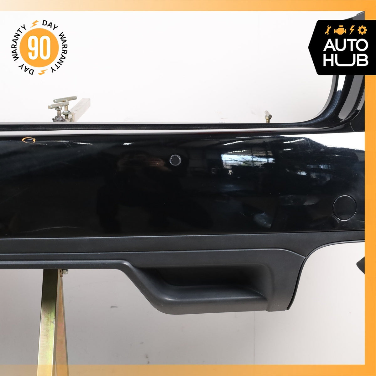 11-14 Porsche Cayenne 958 Rear Bumper Cover Assembly Black OEM - photo 6