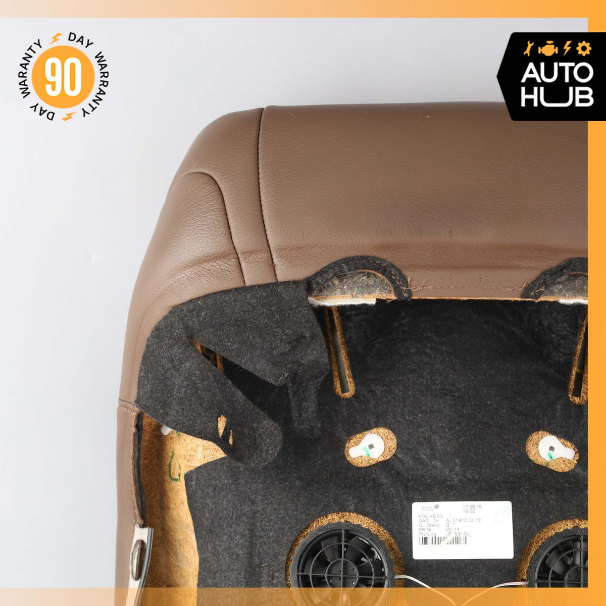 14-17 Mercedes W222 S550 S550e Front Right Side Seat Upper Cushion OEM - photo 11