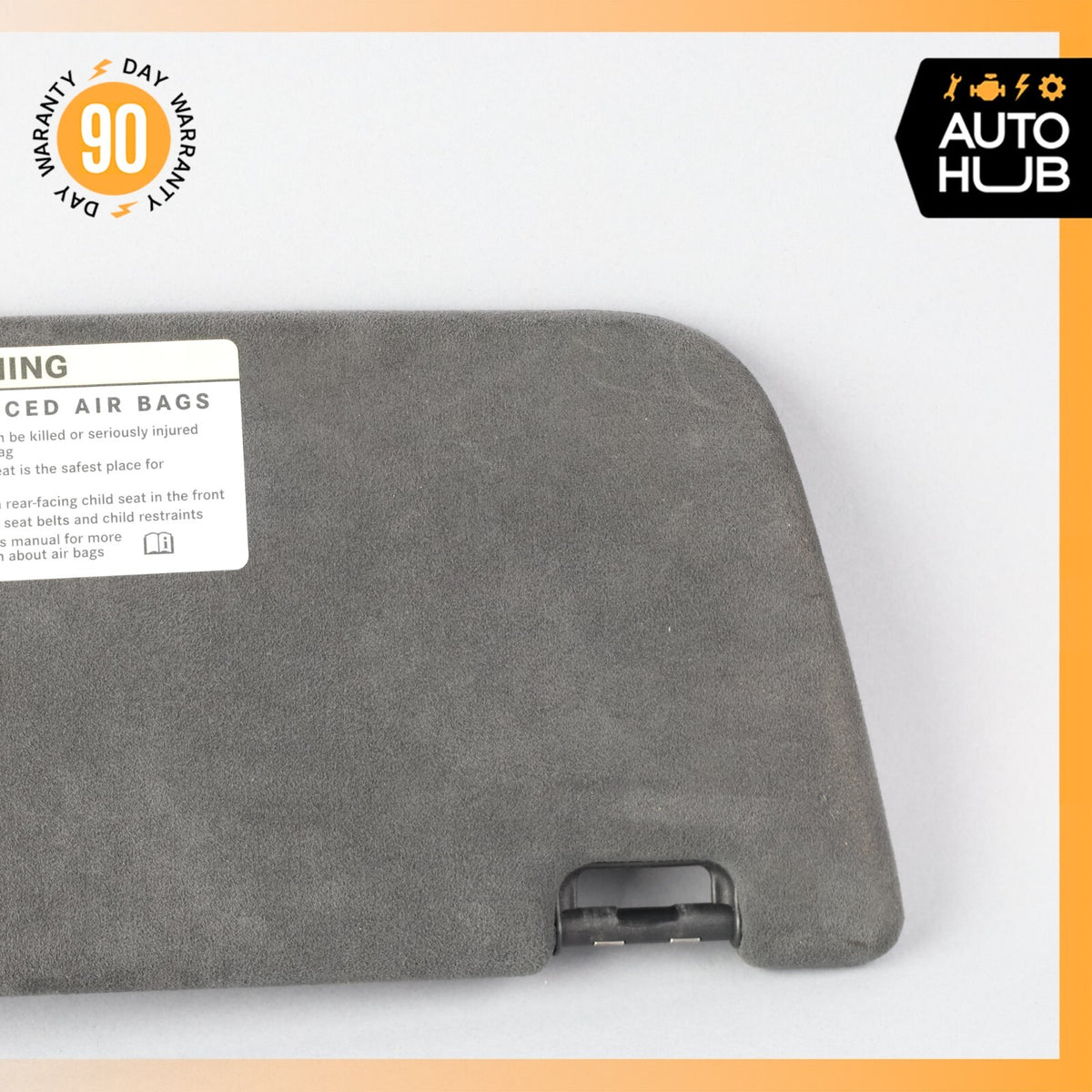 Mercedes W216 CL600 S63 AMG Left Side Sun Visor Shade Sunvisor Black Suede OEM - photo 4