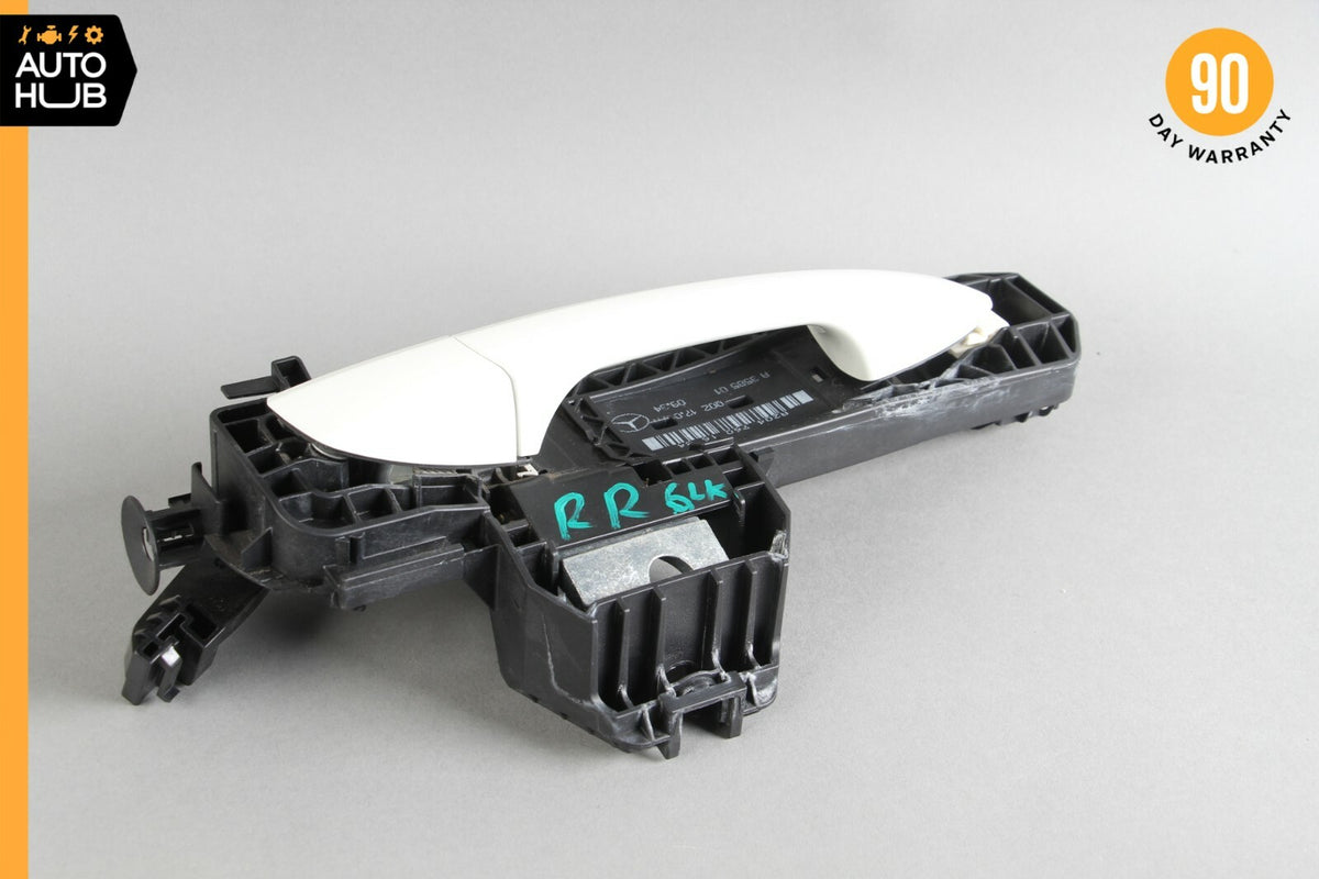 10-15 Mercedes X204 GLK350 GLK250 Rear Right Side Exterior Door Handle White OEM - photo 5