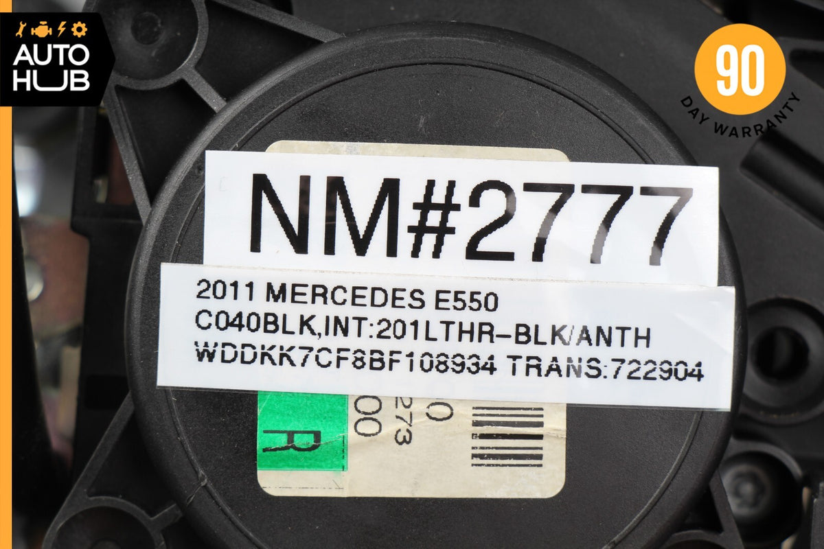 Mercedes W207 E550 E350 Convertible Front Right Passenger Side Seat Belt OEM - photo 12