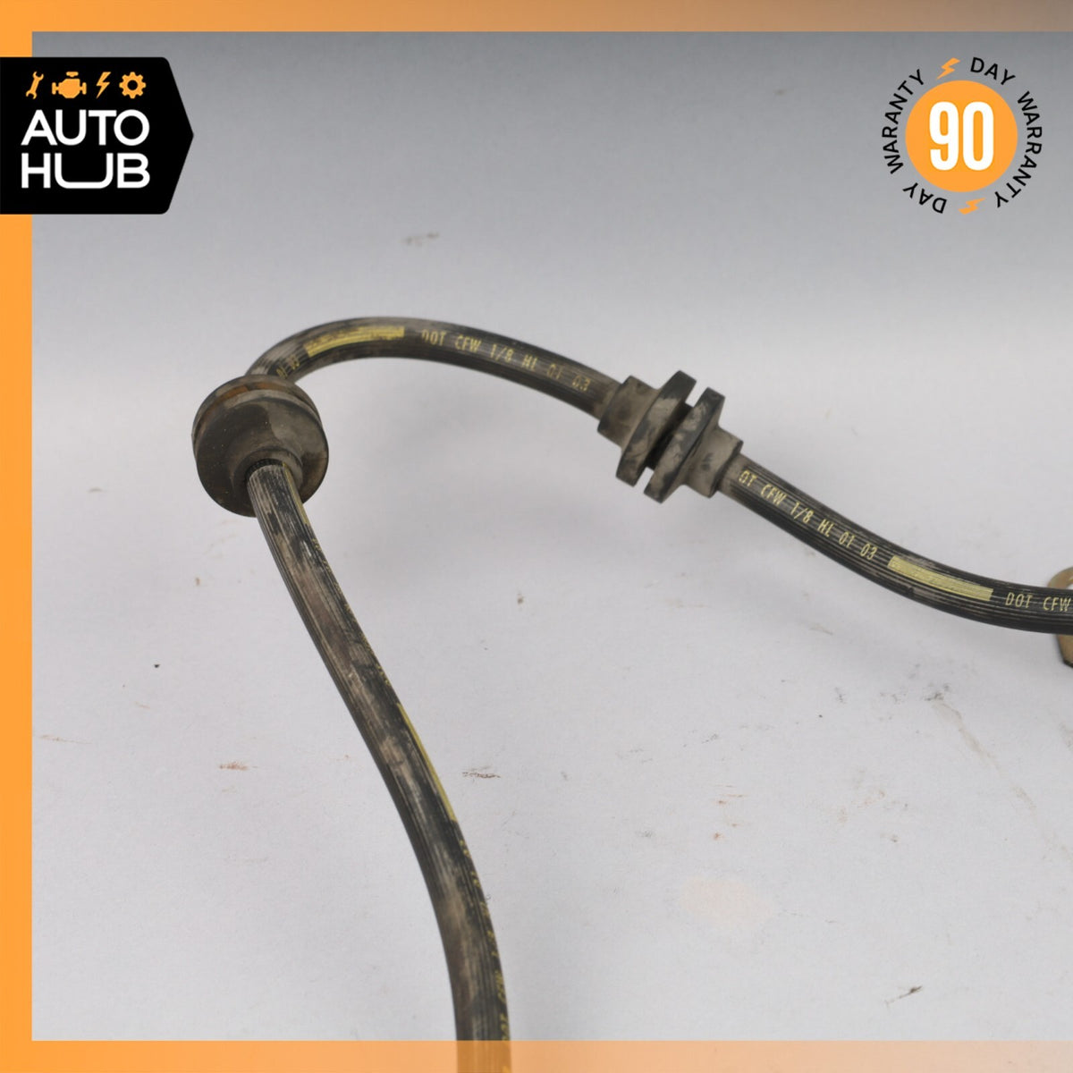 Maserati Spyder 4200 M138 Front Left Side Brake Hose Pipe Line w/ Bracket OEM - photo 3