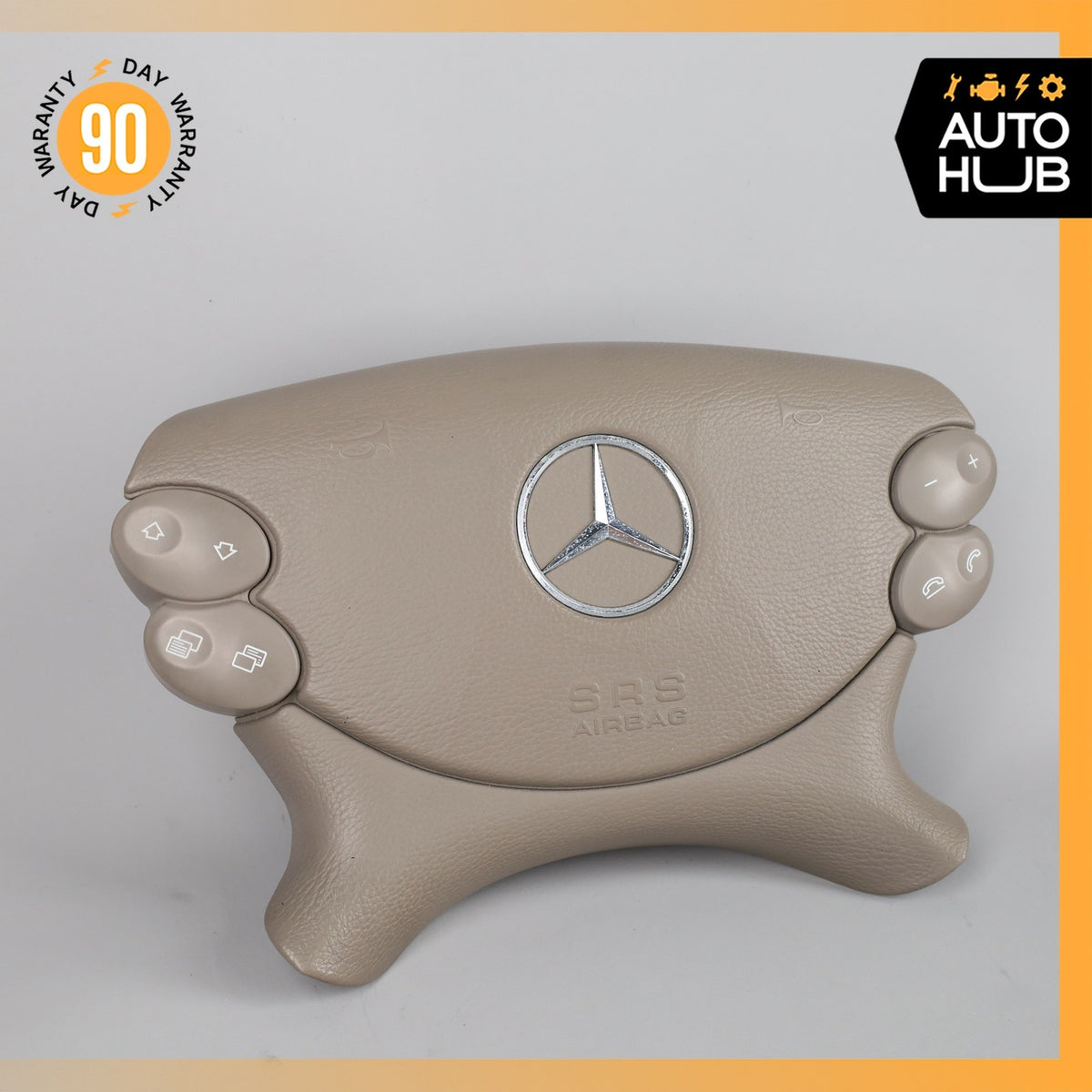 Mercedes R230 SL550 SL55 AMG CLK550 Steering Wheel Airbag Air Bag Beige OEM - photo 1