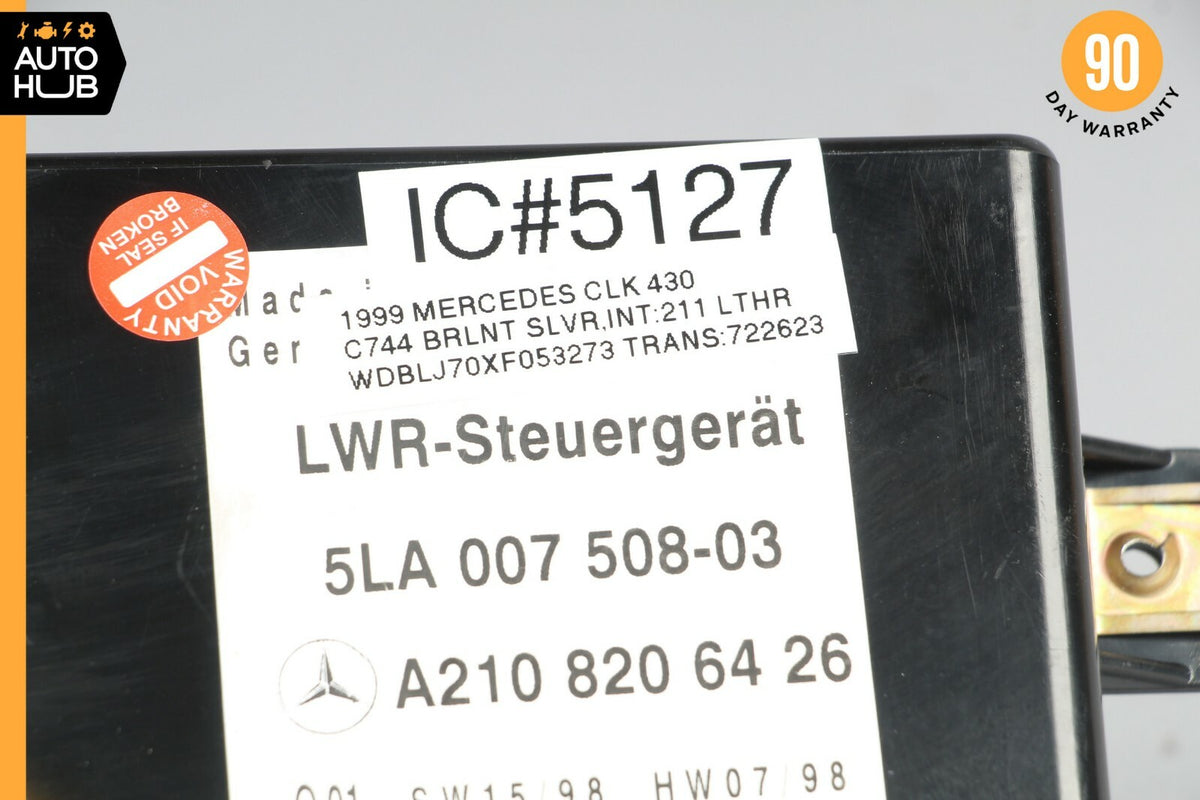 98-03 Mercedes W208 CLK430 E320 Headlight Lamp Range Control Module 2108206426 - photo 6