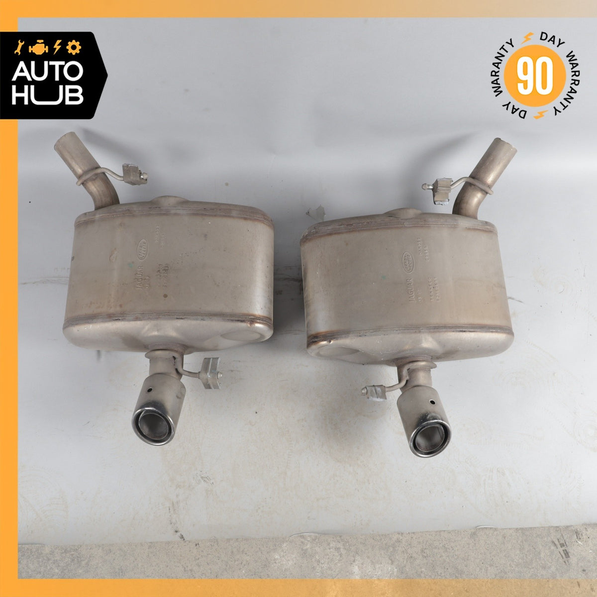 LR Range Rover Sport L494 Diesel Exhaust Muffler Mufflers Right & Left Set OEM - photo 12
