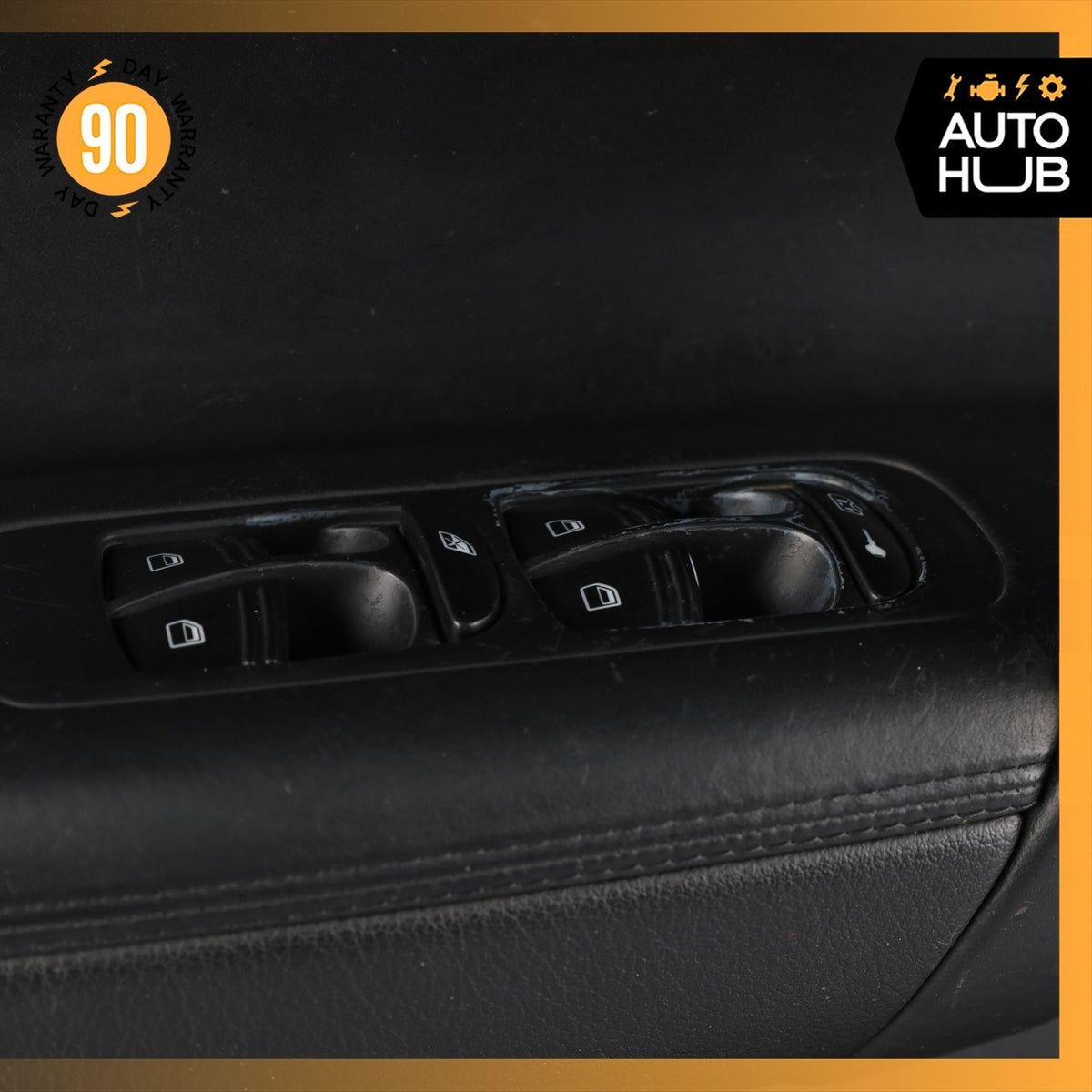 03-06 Porsche Cayenne 955 Front Left Side Interior Door Panel Leather Black OEM - photo 10